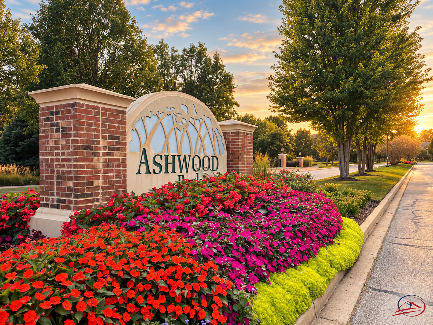 Luxury single-family homes in Ashwood Park subdivision Naperville IL